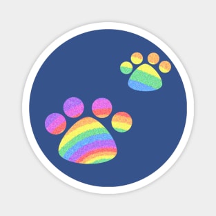 Rainbow Paws Magnet